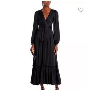 Aqua Tie Waist Maxi Dress